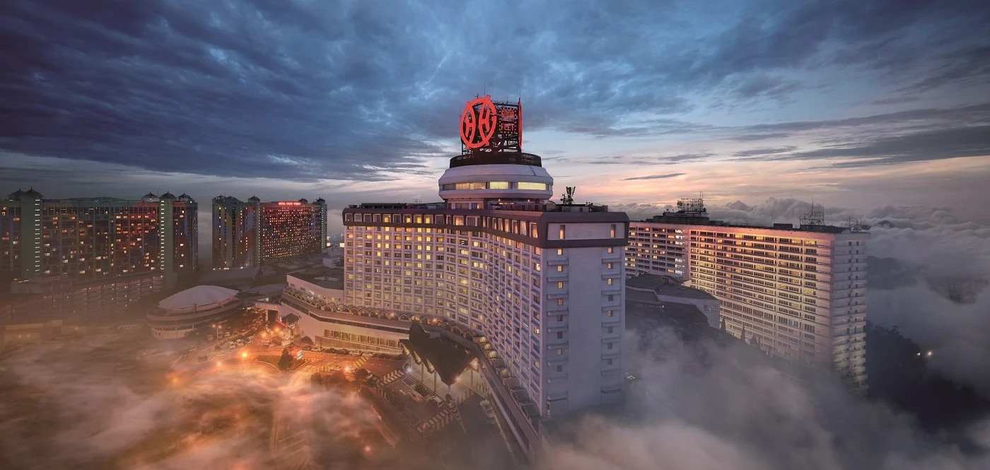 "Genting Highland" Ariel view from Malaysia, Pahang