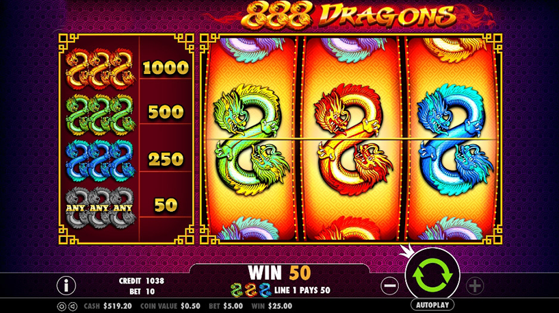 888 Dragons by Pragmatic Play