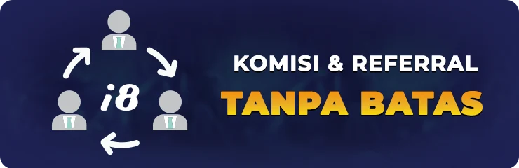 i8Live Indonesian Referral Affiliate program banner