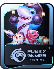 i8 Live's Funky Games Fishing Logo
