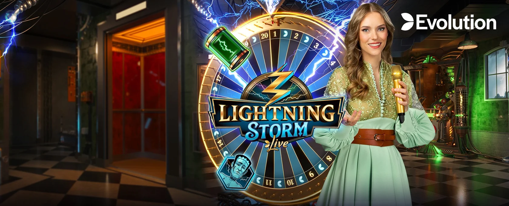 Evolution Gaming's "Lightning Storm" Poster