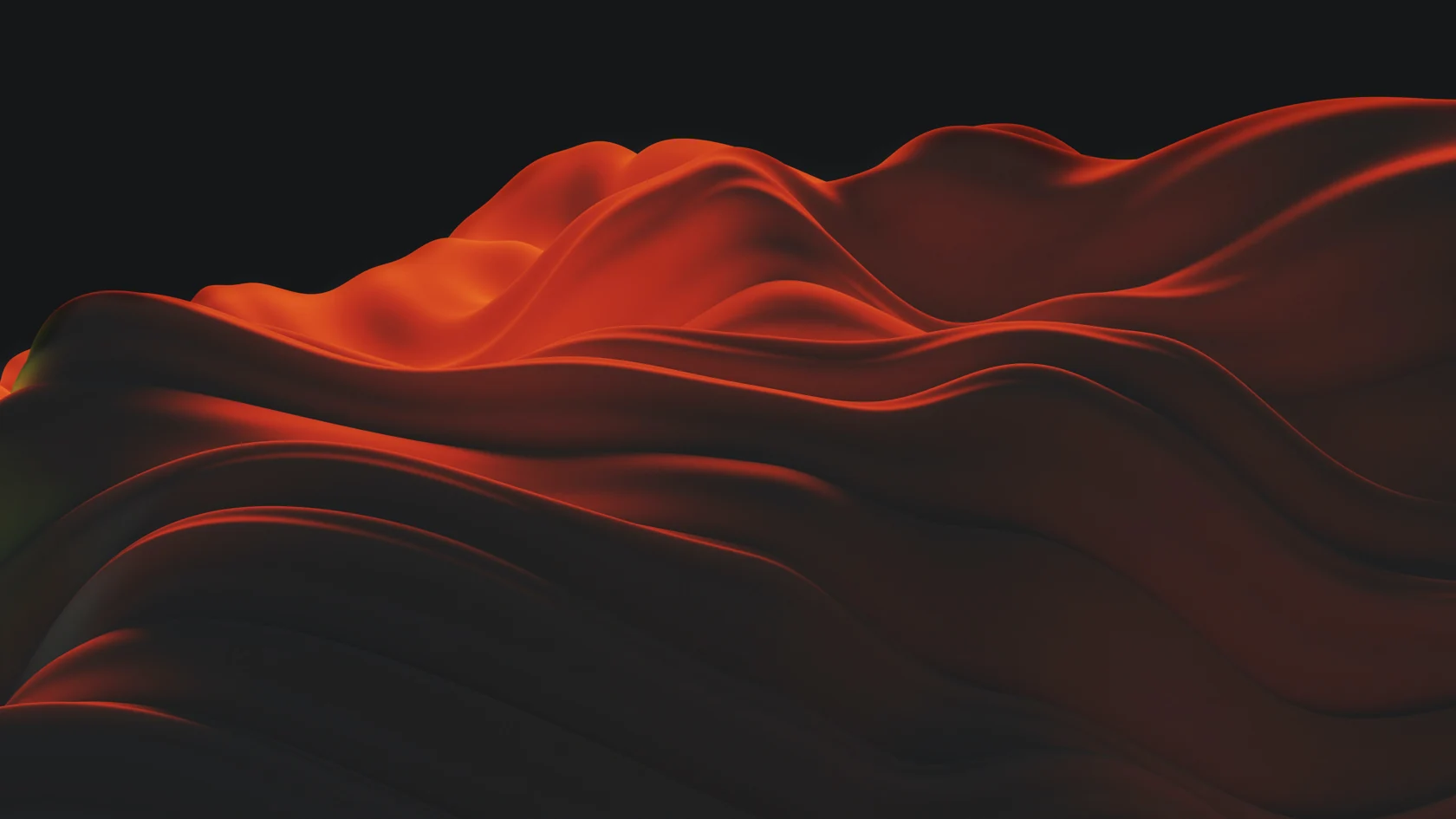 Abstract Red Waves
