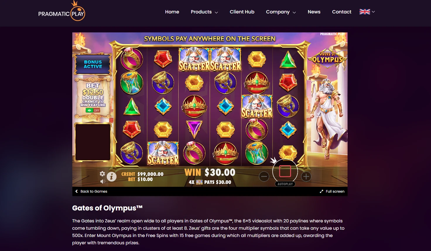 Pragmatic Play game demo