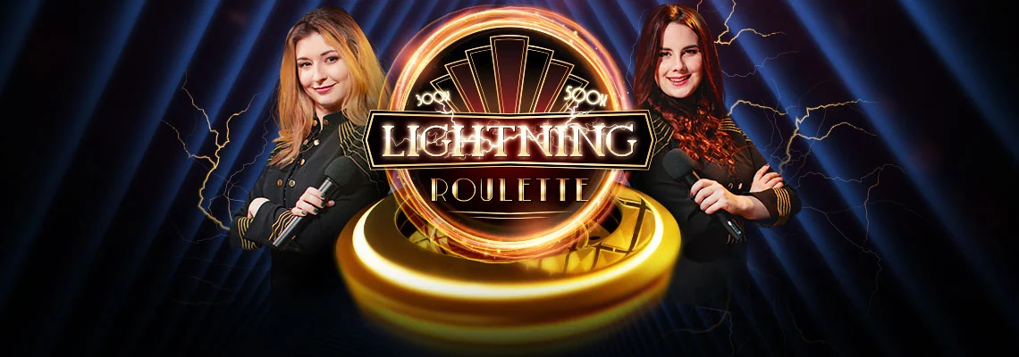 Evolution Gaming "Lightning Roulette" Postyer